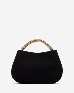 Unisa Mujer Bolso de mano con asa en espiral - Negro