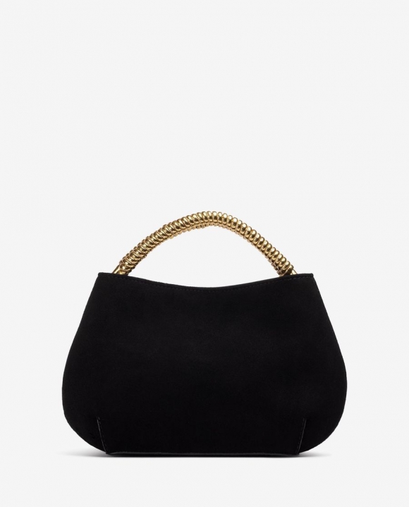 Unisa Mujer Bolso de mano con asa en espiral - Negro