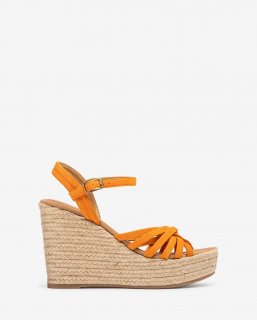 Unisa Mujer Cuña multi-tiras - Naranja