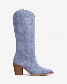 Unisa Mujer Bota western - Azul