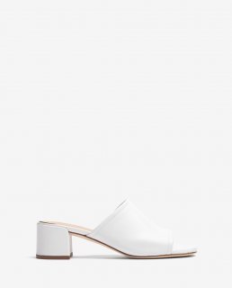 Unisa Mujer Mule fabricado en piel - Blanco