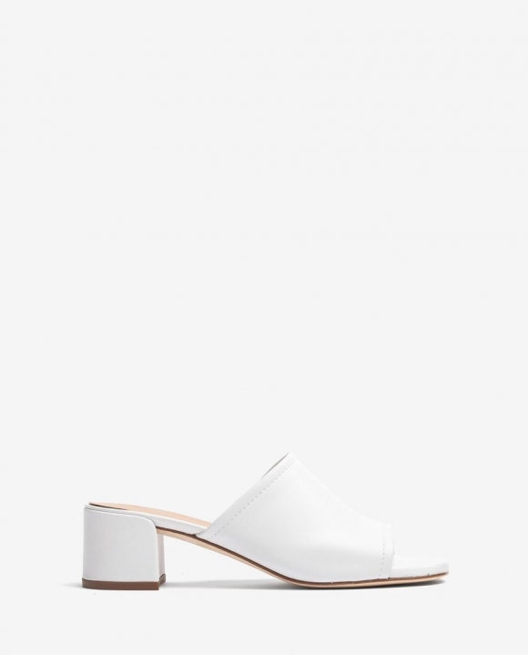 Unisa Mujer Mule fabricado en piel - Blanco