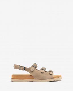 Unisa Mujer Sandalia con piso track - Beige