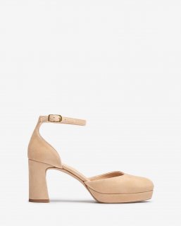 Unisa Mujer Pala-talón con plataforma - Beige Unisa Mujer Pala-talón con plataforma - Beige