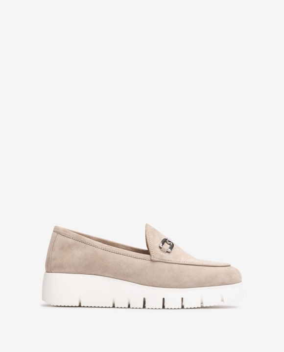 Unisa Mujer Mocasín con plataforma - Beige