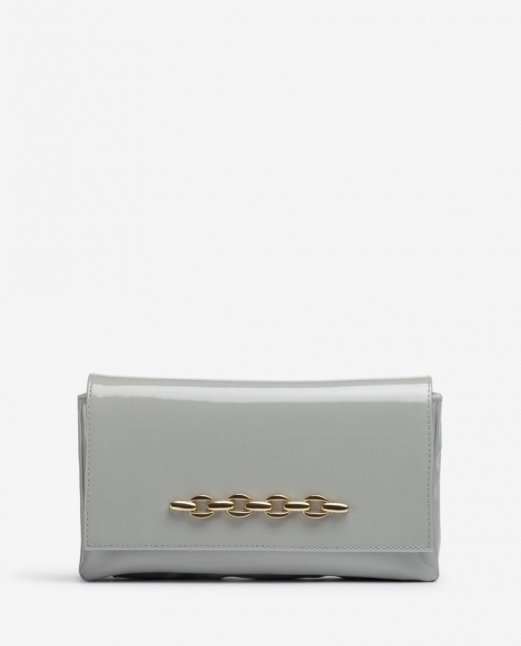 Unisa Mujer Bolso de charol con adorno - Gris