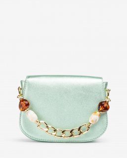 Unisa Mujer Bolos de mano con cadena y adorno - Verde
