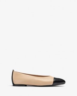Unisa Mujer Bailarina de punta con puntera - Beige