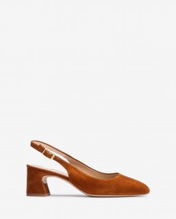 Unisa Mujer Destalonado de punta redonda - Marrón