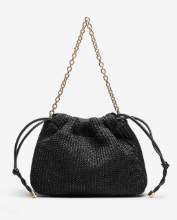 Unisa Mujer Bolso mediano fruncido - Negro