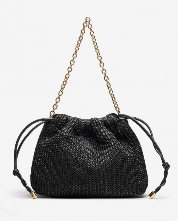 Unisa Mujer Bolso mediano fruncido - Negro