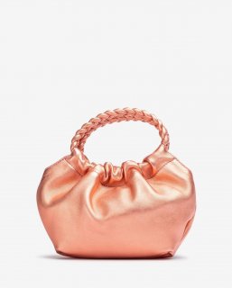 Unisa Mujer Bolso pequeño con asas trenzadas - Rosa