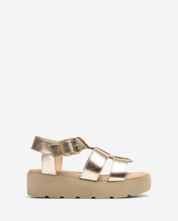 Unisa Mujer Sandalia con bloque SuperLight - Oro