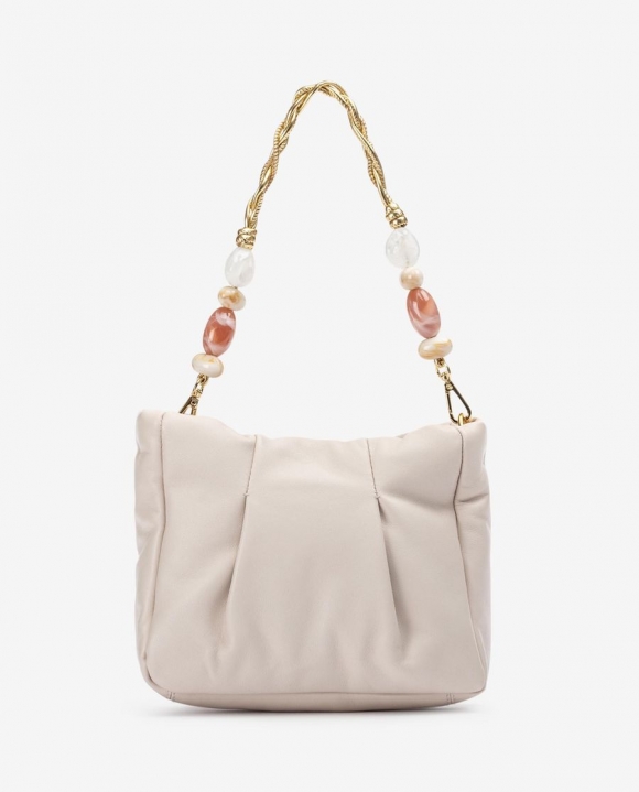 Unisa Mujer Bolso de mano con adorno en asas - Blanco