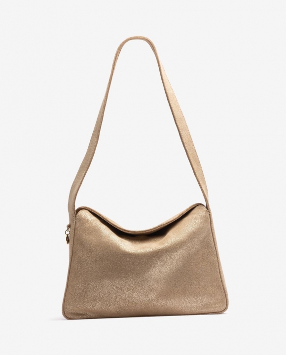 Unisa Mujer Bolso mediano de ante metalizado - Oro