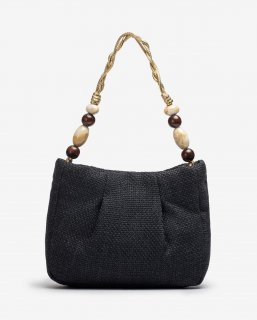 Unisa Mujer Bolso de mano con adorno en asas - Negro