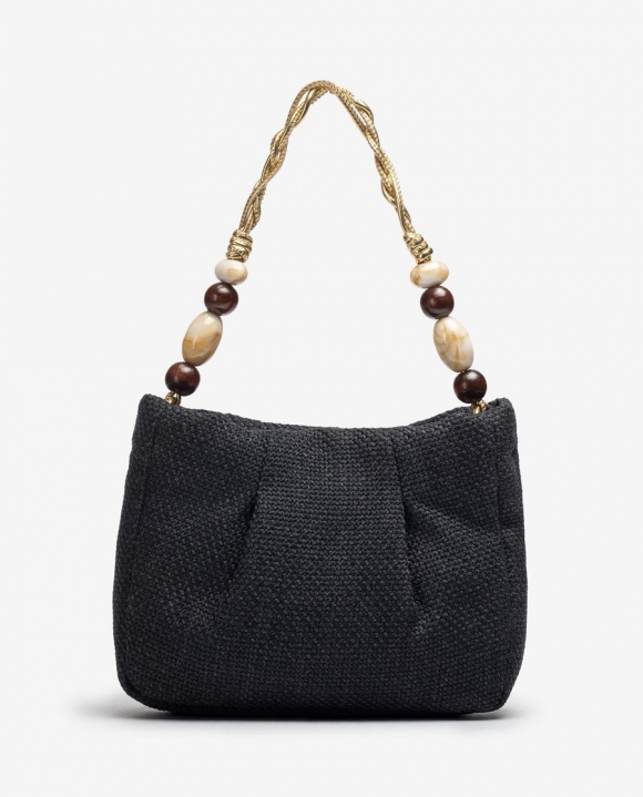 Unisa Mujer Bolso de mano con adorno en asas - Negro