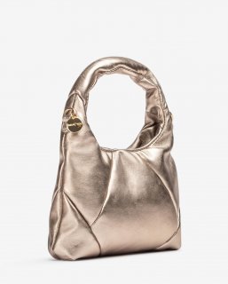 Unisa Mujer Bolso de mano fabricado en piel metalizada - Bronce