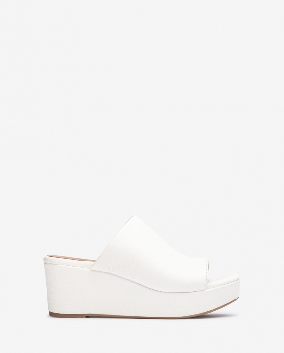 Unisa Mujer Sandalia mule fabricada en piel - Blanco