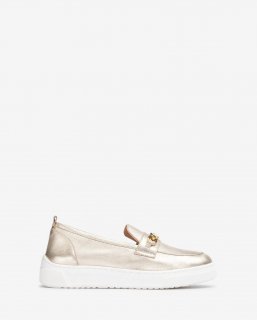 Unisa Mujer Mocasín con suela deportiva - Oro