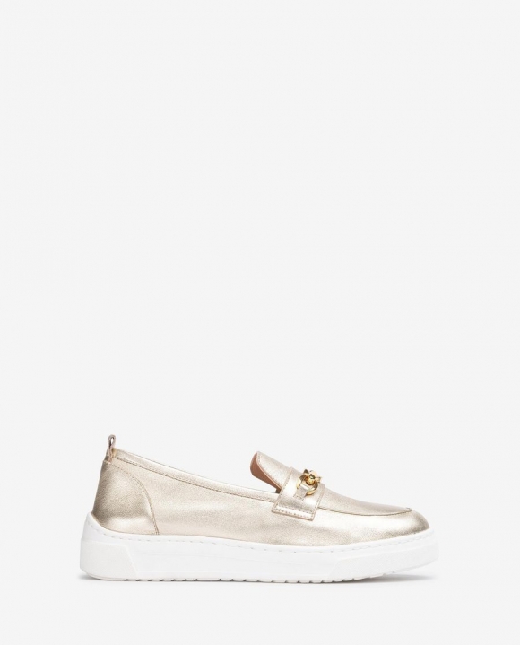 Unisa Mujer Mocasín con suela deportiva - Oro