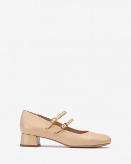 Unisa Mujer Merceditas de punta cuadrada - Beige