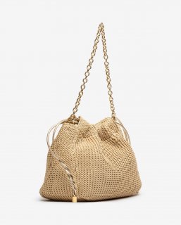 Unisa Mujer Bolso mediano fruncido - Marrón
