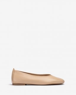 Unisa Mujer Bailarina de punta redonda - Beige