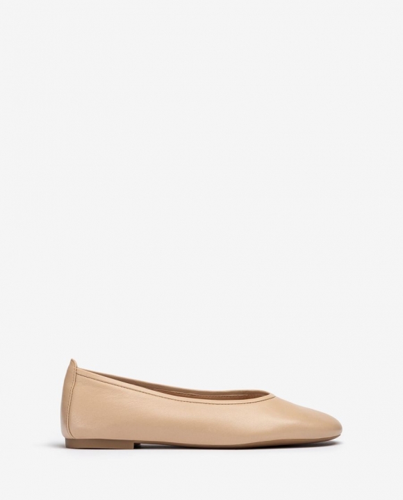 Unisa Mujer Bailarina de punta redonda - Beige