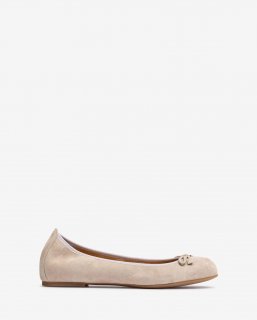 Unisa Mujer Bailarina de punta redonda - Beige