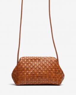 Unisa Mujer Bolso pequeño trenzado - Marrón