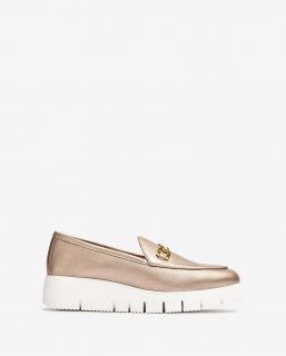 Unisa Mujer Mocasín con plataforma - Bronce
