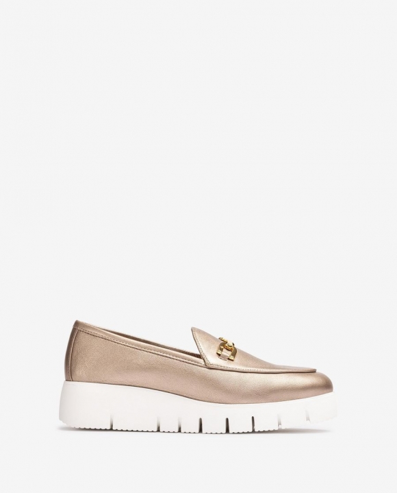 Unisa Mujer Mocasín con plataforma - Bronce
