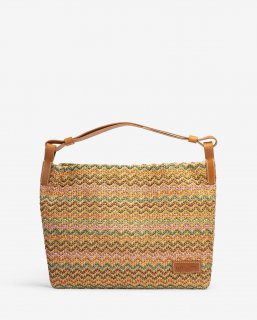Unisa Mujer Bolso mediano de rafia multicolor - Multicolor