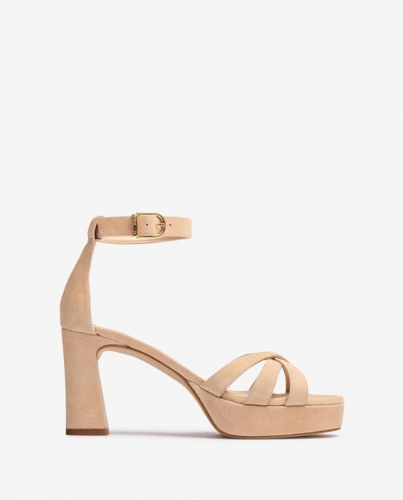 Unisa Mujer Sandalia de vestir con plataforma - Beige