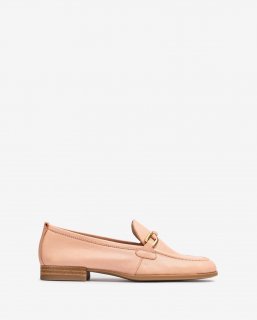 Unisa Mujer Mocasín con adorno de piel al tono - Rosa