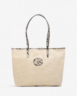 Unisa Mujer Bolso shopper en Ecolino - Blanco