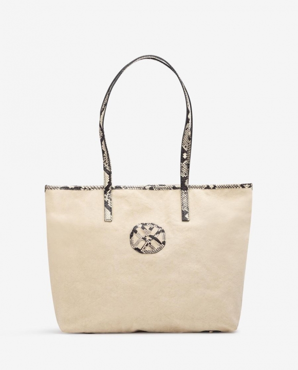Unisa Mujer Bolso shopper en Ecolino - Blanco
