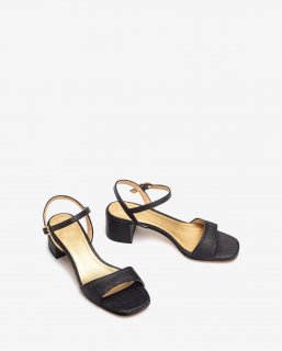 Unisa Mujer Sandalia con tacón ancho - Negro