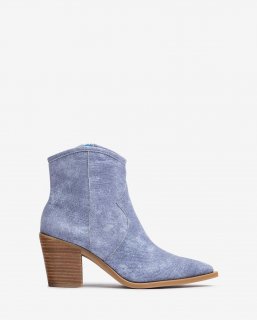 Unisa Mujer Botín cowboy sin forro - Azul