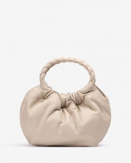 Unisa Mujer Bolso pequeño con asas trenzadas - Blanco