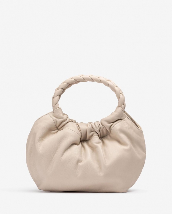 Unisa Mujer Bolso pequeño con asas trenzadas - Blanco Unisa Mujer Bolso pequeño con asas trenzadas - Blanco