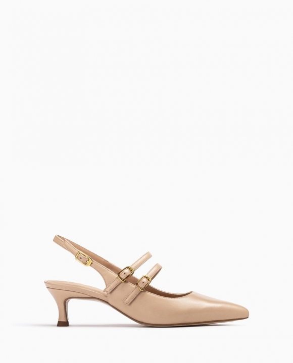 Unisa Mujer Destalonado con hebillas - Beige