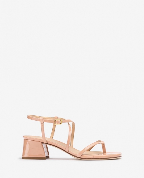 Unisa Mujer Sandalia esclava con tacón ancho - Flamingo
