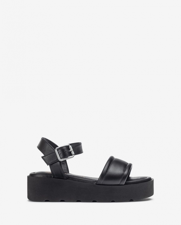 Unisa Mujer Sandalia de pala acolchada - Negro