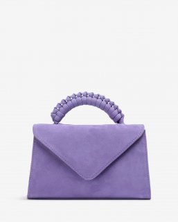 Unisa Mujer Bolso de mano con asa trenzada - Lila