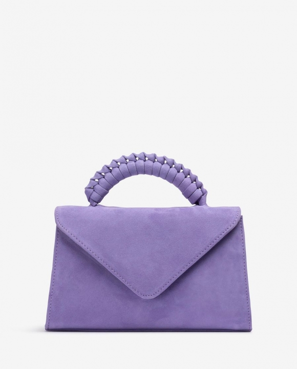 Unisa Mujer Bolso de mano con asa trenzada - Lila