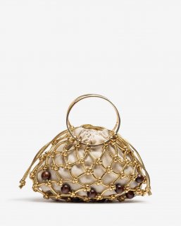 Unisa Mujer Bolso pequeño con nudos - Oro