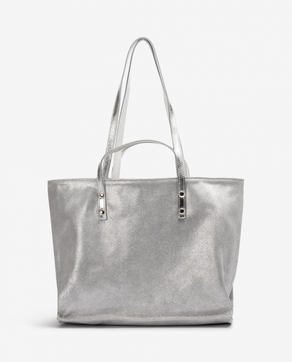 Unisa Mujer Bolso shopper con doble asa - Plata Unisa Mujer Bolso shopper con doble asa - Plata