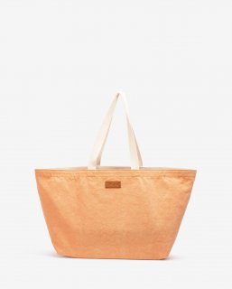 Unisa Mujer Maxi bolso de playa con tejido reciclado - Naranja
